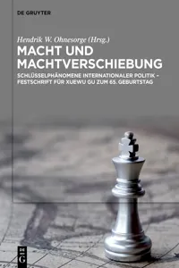 Macht und Machtverschiebung_cover