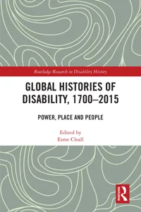 Global Histories of Disability, 1700-2015_cover