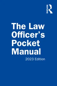 The Law Officer's Pocket Manual, 2023 Edition_cover