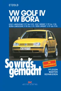 VW Golf IV 9/97-9/03, Bora 9/98-5/05, Golf IV Variant 5/99-5/06, Bora Variant 5/99-9/04_cover