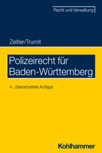 Polizeirecht für Baden-Württemberg_cover