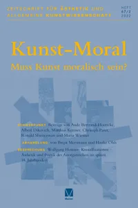 Zeitschrift für Ästhetik und Allgemeine Kunstwissenschaft, Bd. 67/2_cover