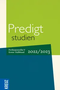 Predigtstudien 2022/2023 - 1. Halbband_cover