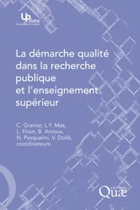 La démarche qualité dans la recherche publique et l'enseignement supérieur_cover