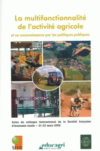 La multifonctionnalité de l'activité agricole et sa reconnaissance par les politiques publiques_cover