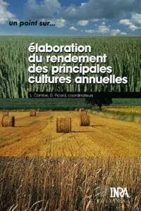 Élaboration du rendement des principales cultures annuelles_cover