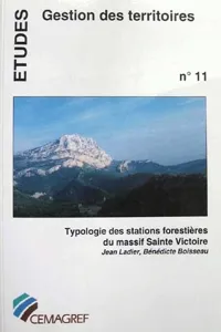 Typologie des stations forestières du massif Sainte-Victoire_cover