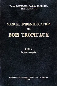 Manuel d'identification des bois tropicaux_cover