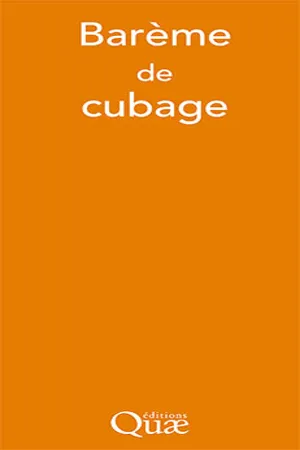 Barème de cubage