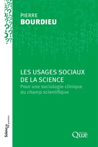 Les usages sociaux de la science_cover