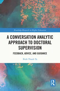 A Conversation Analytic Approach to Doctoral Supervision_cover