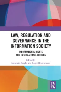 Law, Regulation and Governance in the Information Society_cover