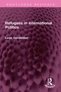 Refugees in International Politics_cover