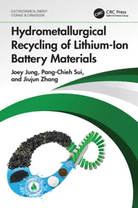 Hydrometallurgical Recycling of Lithium-Ion Battery Materials_cover