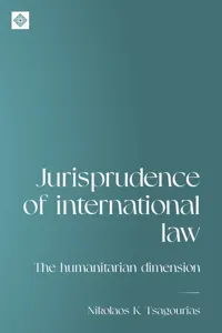 Jurisprudence of international law_cover