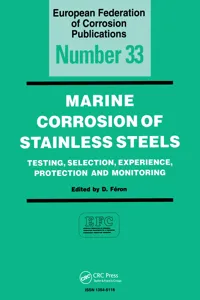 Marine Corrosion of Stainless Steels_cover