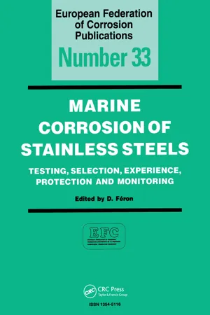 Marine Corrosion of Stainless Steels