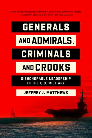 Book cover image for: Generals and Admirals, Criminals and Crooks