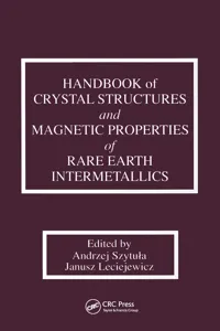 Handbook of Crystal Structures and Magnetic Properties of Rare Earth Intermetallics_cover