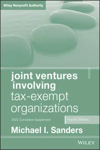 Joint Ventures Involving Tax-Exempt Organizations, 2022 Cumulative Supplement_cover