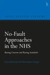No-Fault Approaches in the NHS_cover