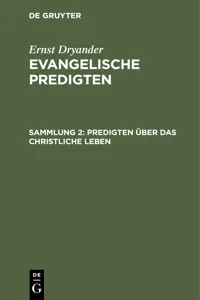 Predigten über das christliche Leben_cover