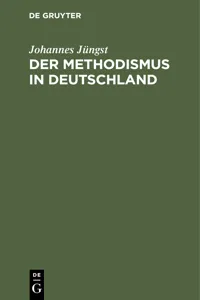 Der Methodismus in Deutschland_cover