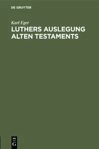 Luthers Auslegung Alten Testaments_cover