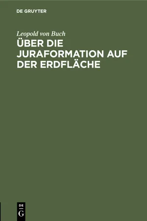 Über die Juraformation auf der Erdfläche