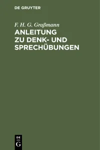 Anleitung zu Denk- und Sprechübungen_cover