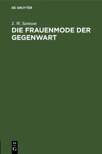 Die Frauenmode der Gegenwart_cover