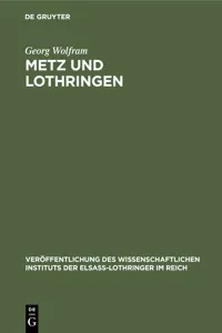 Metz und Lothringen_cover