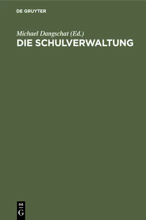 Die Schulverwaltung