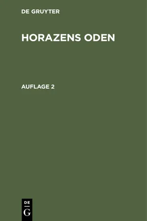 Horazens Oden