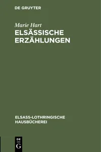 Elsässische Erzählungen_cover