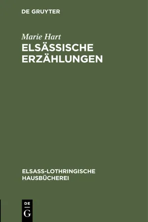 Elsässische Erzählungen