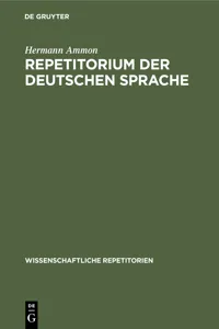 Repetitorium der deutschen Sprache_cover