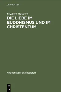 Die Liebe im Buddhismus und im Christentum_cover