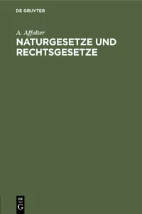 Naturgesetze und Rechtsgesetze_cover
