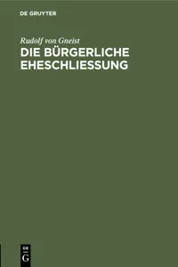 Die bürgerliche Eheschließung_cover