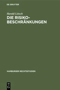 Die Risikobeschränkungen_cover