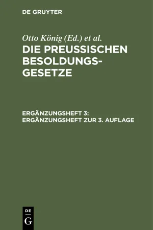 Ergänzungsheft zur 3. Auflage