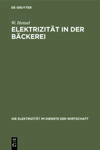 Elektrizität in der Bäckerei_cover