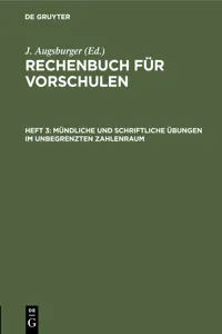 Mündliche und schriftliche Übungen im unbegrenzten Zahlenraum_cover