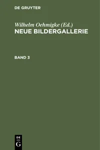 Neue Bildergallerie. Band 3_cover