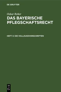 Die Vollzugsvorschriften_cover