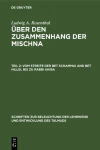 Vom Streite der Bet Schammai and Bet Hillel bis zu Rabbi Akiba_cover