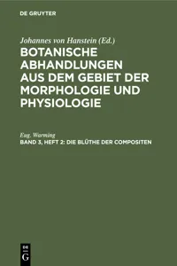 Die Blüthe der Compositen_cover