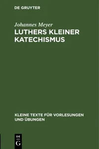 Luthers kleiner Katechismus_cover