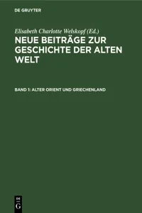 Alter Orient und Griechenland_cover